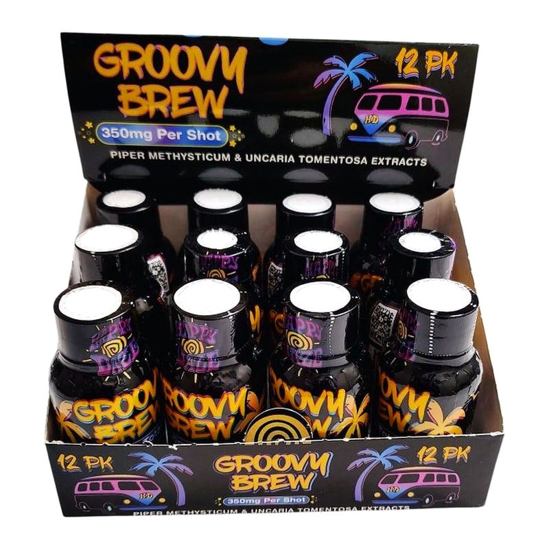 Happy Daze 350mg Liquid Shots 12ct Box - Black
