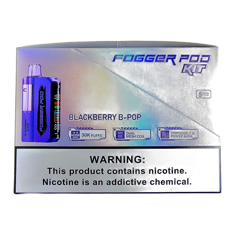 Fogger Pod Kit 30K Puff 5ct Box - Blackberry B - Pop