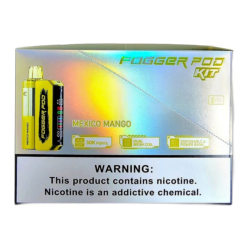 Fogger Pod Kit 30K Puff 5ct Box - Mexico Mango