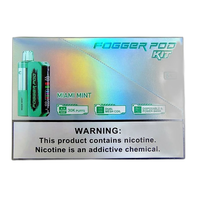 Fogger Pod Kit 30K Puff 5ct Box - Miami Mint