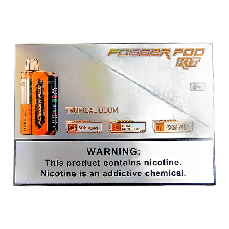 Fogger Pod Kit 30K Puff 5ct Box - Tropical Boom