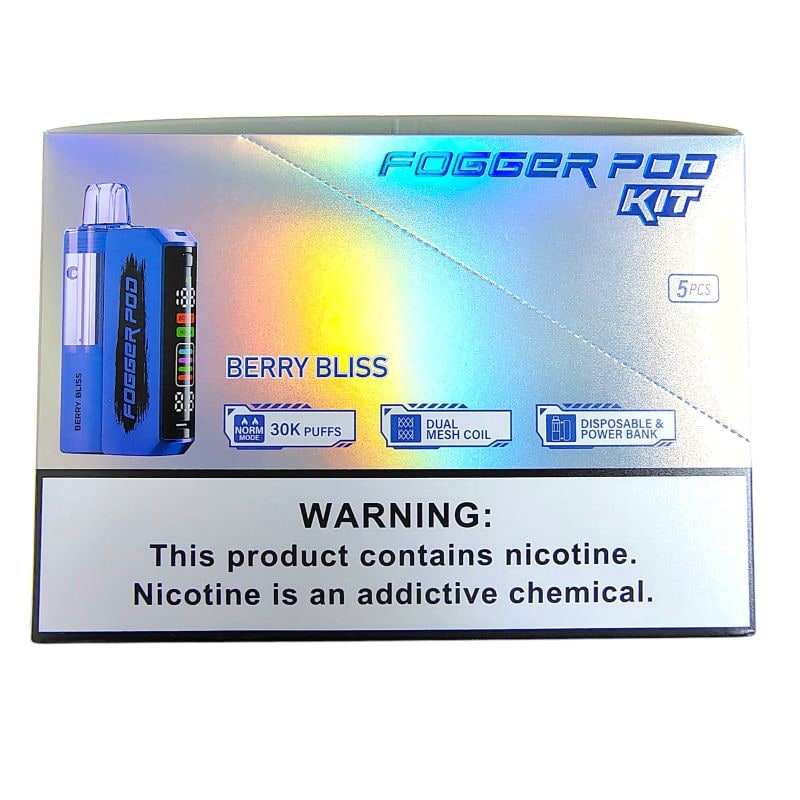Fogger Pod Kit 30K Puff 5ct Box - Berry Bliss