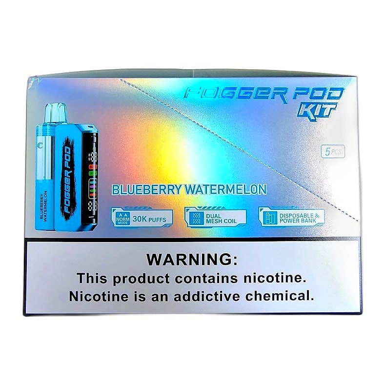 Fogger Pod Kit 30K Puff 5ct Box - Blueberry Watermelon