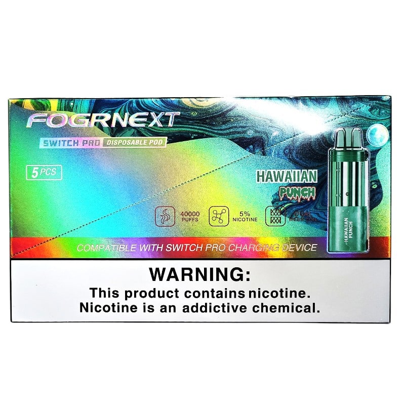 Fogr Next Switch Pro Pod 40k Puff 5ct Box - Hawaiian Punch