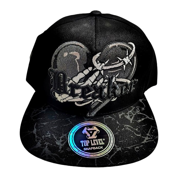 Hip-Hop Caps -Breaker Graphic Design Black