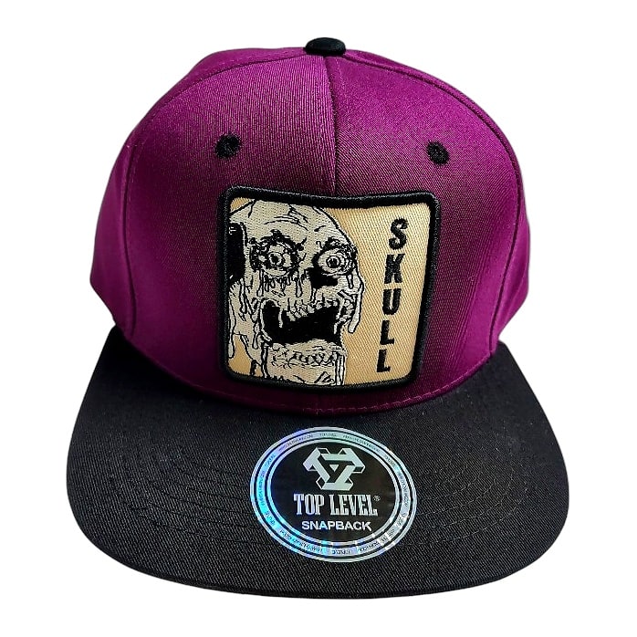 Hip-Hop Caps -Skull Patch