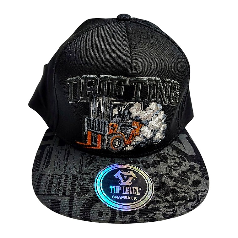Hip-Hop Caps -Drifting Design Black