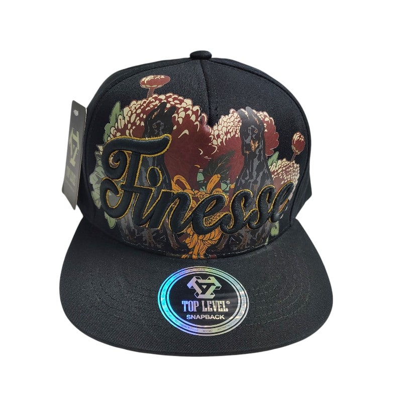 Hip-Hop Caps -Finesse Dogs Black