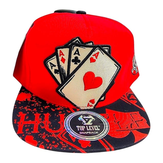 Hip-Hop Caps -Poker Ace Cards