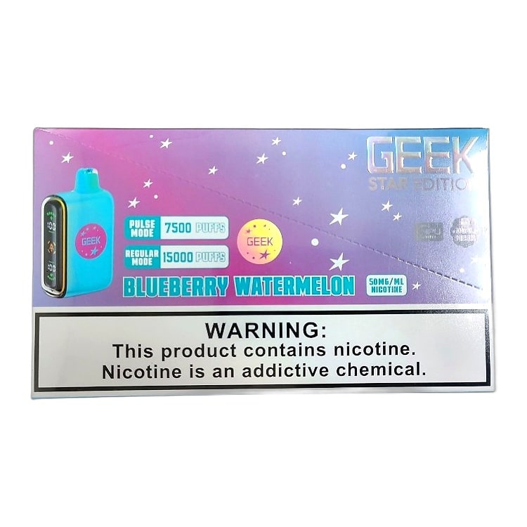 Geek Star Edition 15k Puff 5ct Box-Blueberry Watermelon