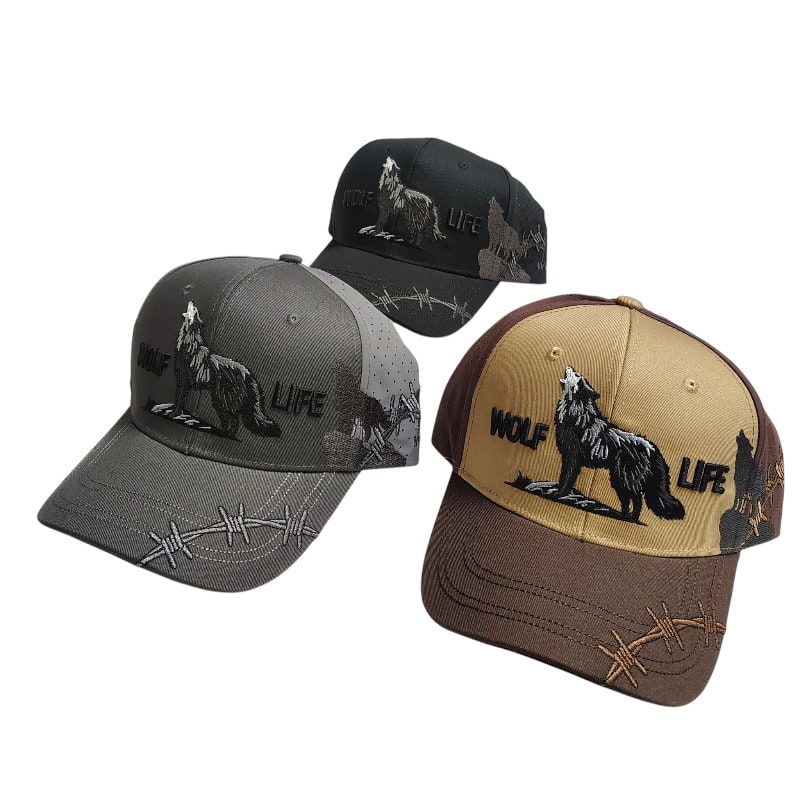 Truckers Caps -Wolf LIfe