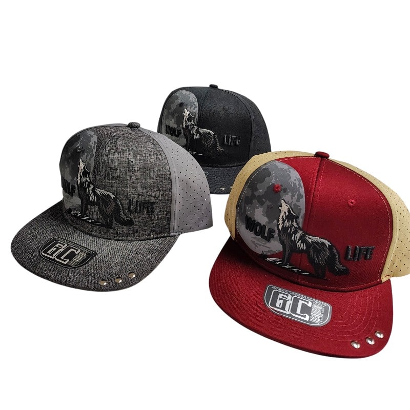 Hip-Hop Caps -Wolf Life