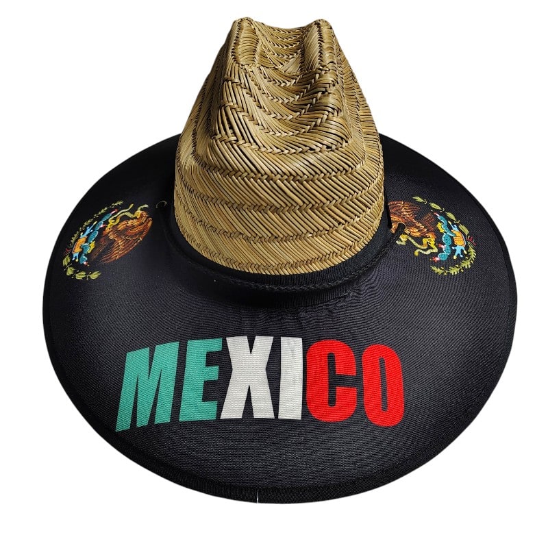 Straw Hat Over Brim Cloth - Mexico