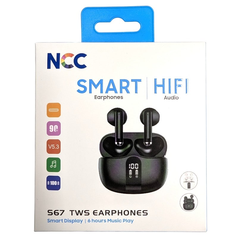NCC TWS Wireless Earphone With Digital Display