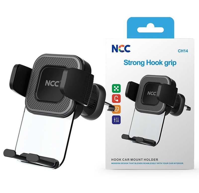 NCC Transparent Strong Hook Grip Car Holder