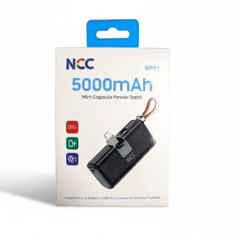 NCC Mini Capsule Power Bank 5000mah