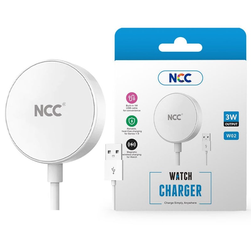 NCC Magnetic Watch Charger (White)