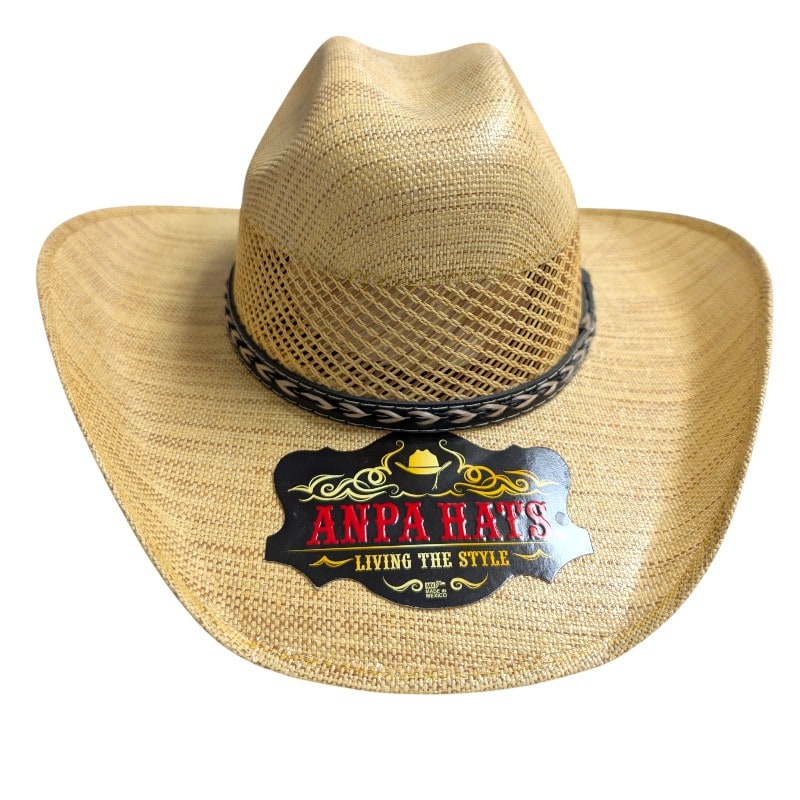 ANPA -Cowboy Hats Tan Brown With Ventilated Crown