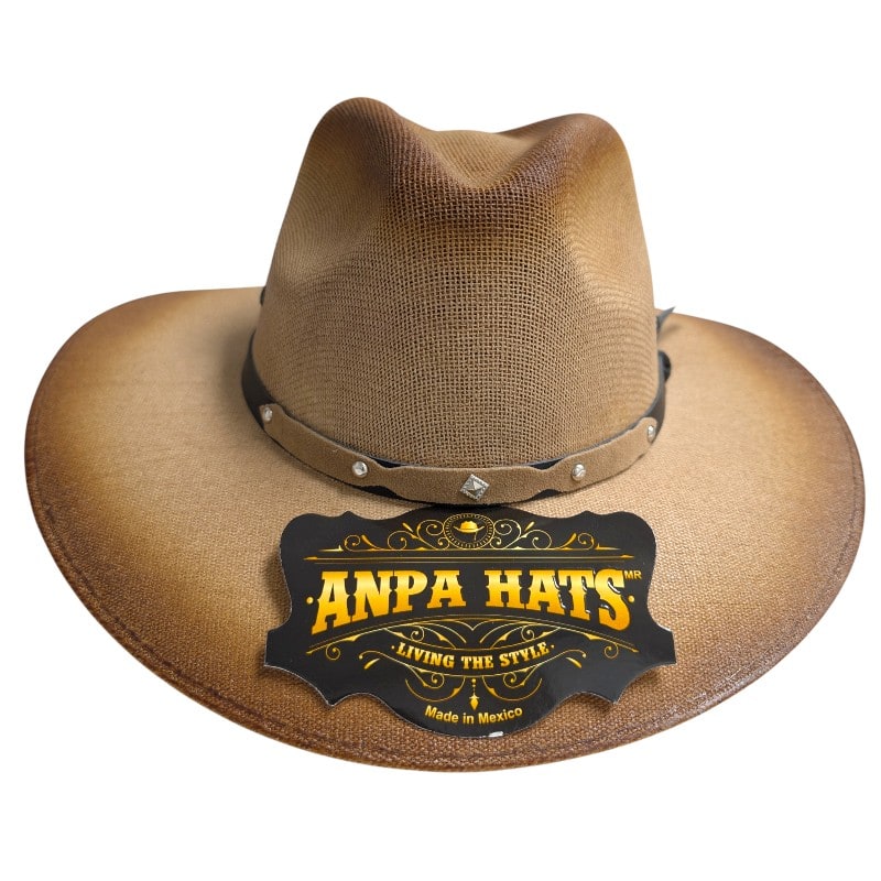 ANPA -Cowboy Hats Coffe Brown With Black & Brown Hatband