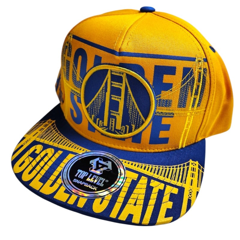 Hip - Hop Caps - Golden State Warriors Patch Yellow Top