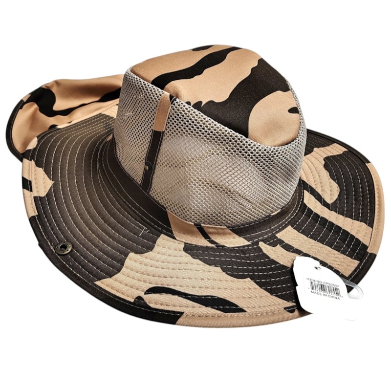 Summer Bill - Flap Hat - Digital Khaki Net