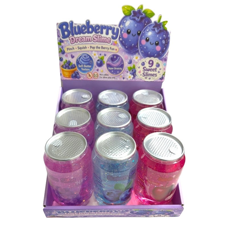 Blueberry Dream Slime Toy 9ct Box