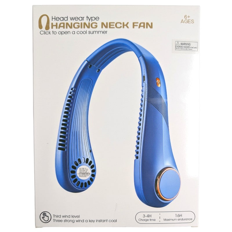 Hanging Neck Band Fan For Summer -1ct