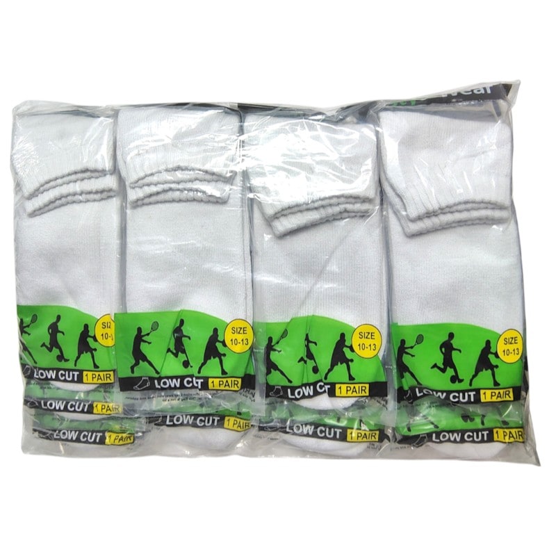 Style Wear Low Cut Socks-White