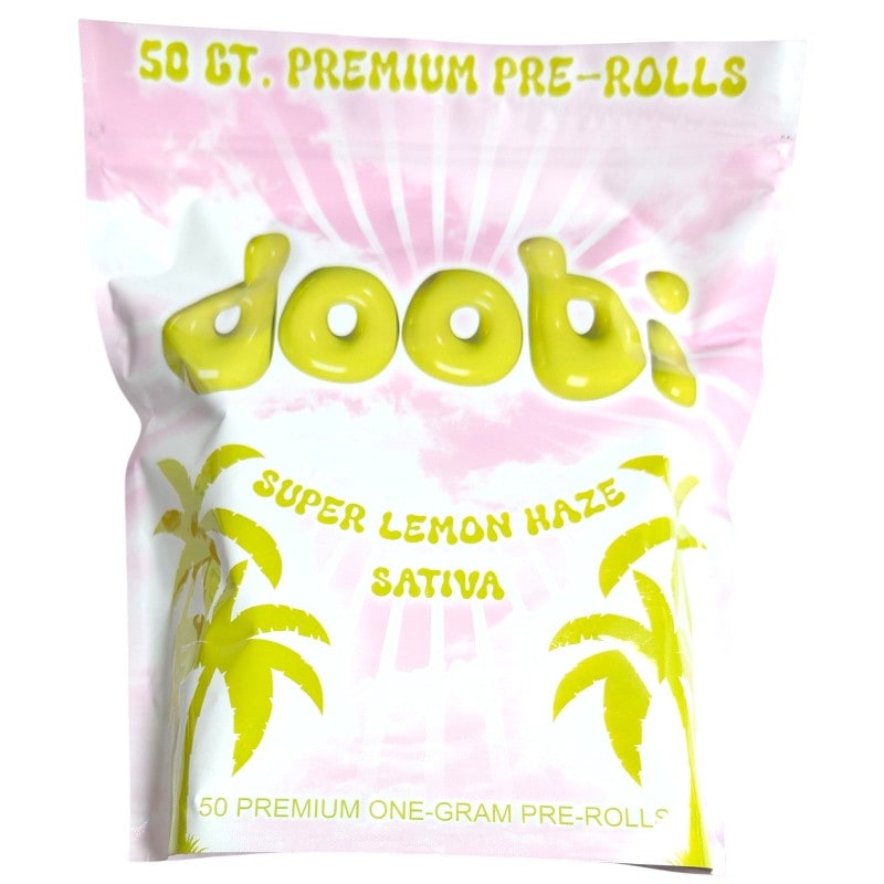 Doobi Premium THC-P Pre-Rolls 1g 50ct Pack-Sativa-Super Lemon Haze