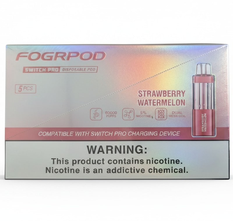 Fogr Pod Switch Pro 60k Puff 5ct Box-Strawberry Watermelon