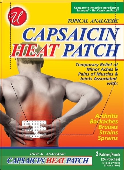 Capsaicin Heat Patch 2pk 24ct Box
