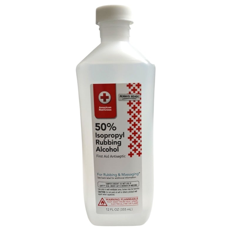 American Red Cross -Rubbing Alcohol White 50% 12oz Bottle