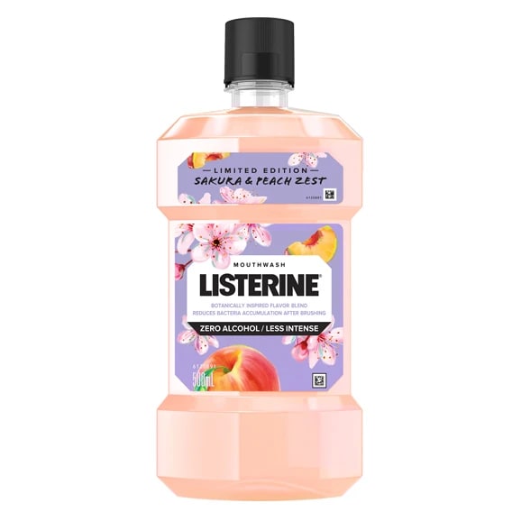 Listerine Multi Protect Mouth Wash 250ml Bottle -Sakura Peach