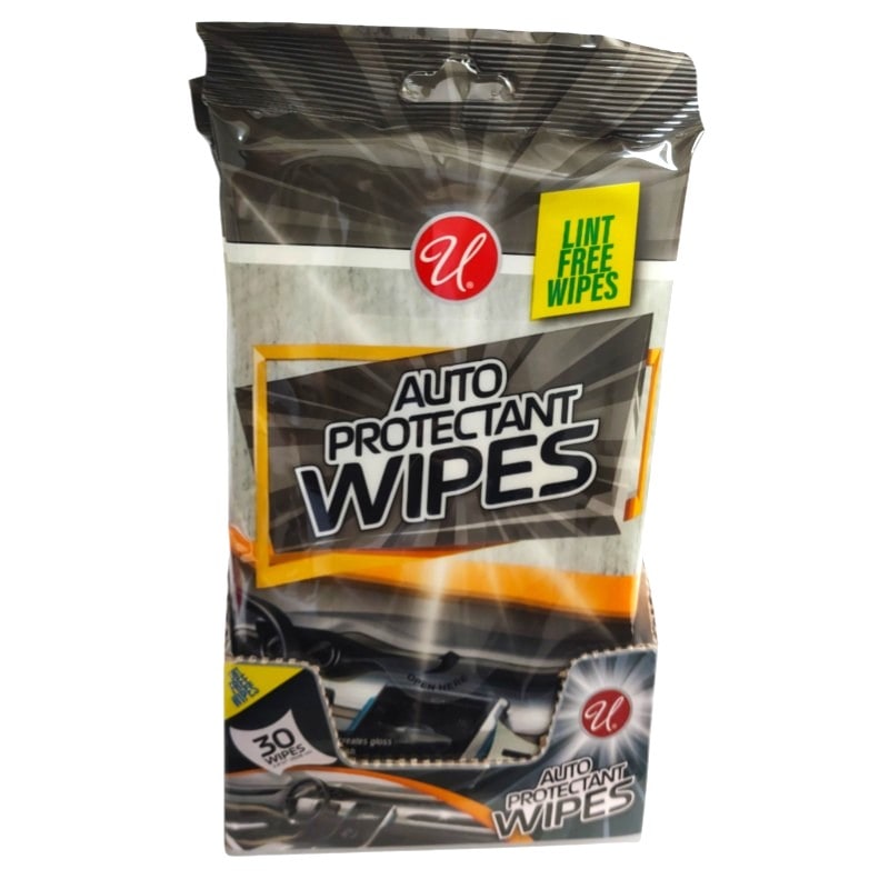 Auto Protectant Flat Pack Cleaning 30 Wipes 8ctBox