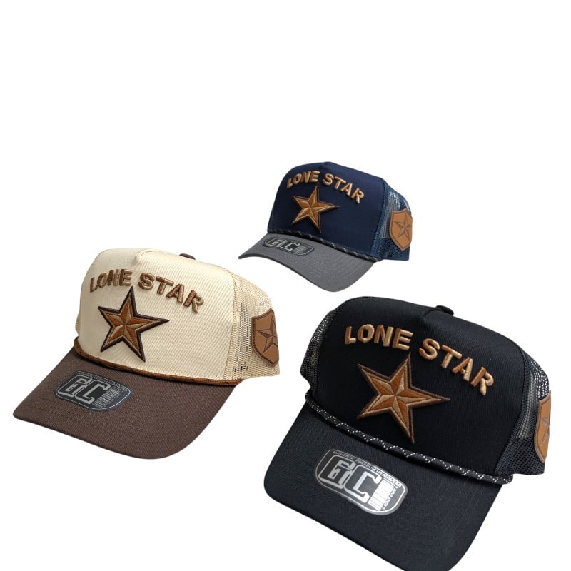Truckers Caps -Lone Star Patch