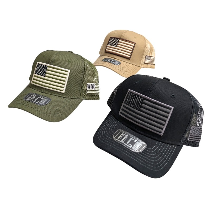 Truckers Caps  -USA Logo Patch