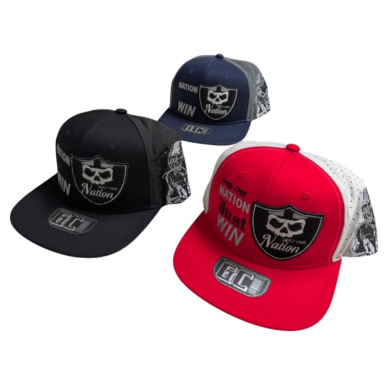 Hip-Hop Caps -Only One Nation Just Win Logo