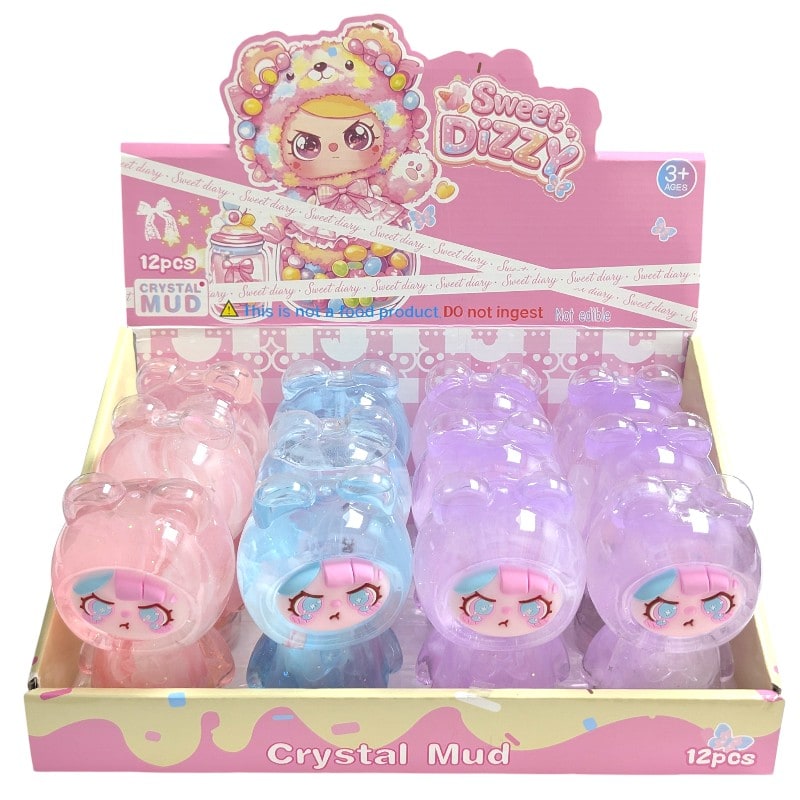 Crystal Slime Sweet Dizzy Toy 12ct Box