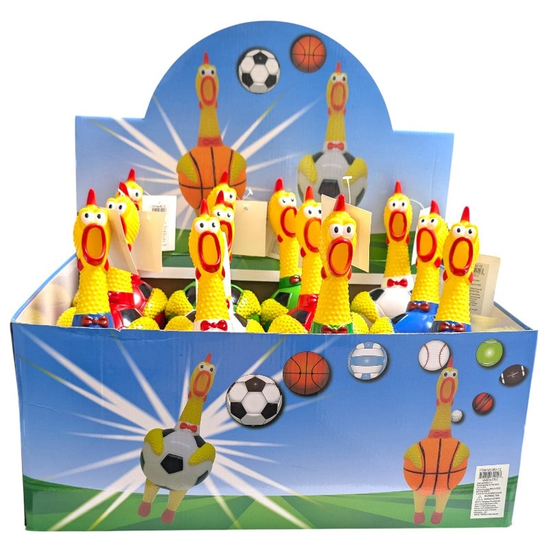 Happy Farm Chicken Noise Maker 29cm Toy (MU-12) -12ct
