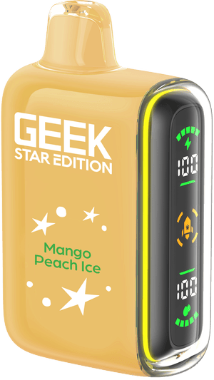 Geek Star Edition 25k Puff 5ct Box - Mango Peach Ice