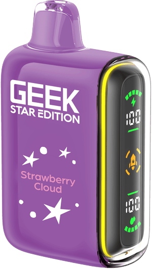 Geek Star Edition 25k Puff 5ct Box - Strawberry Cloud
