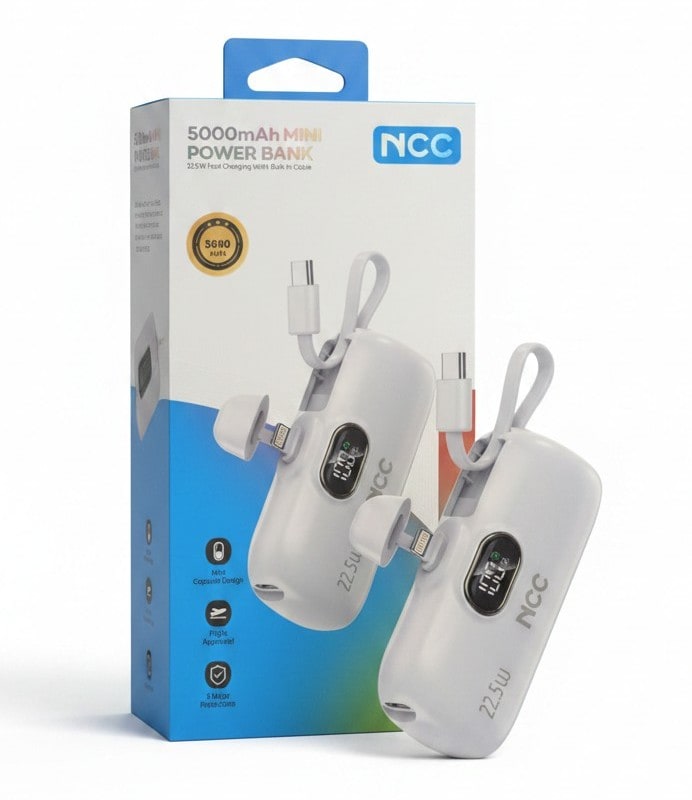 NCC 5000mAh Mini Power Bank