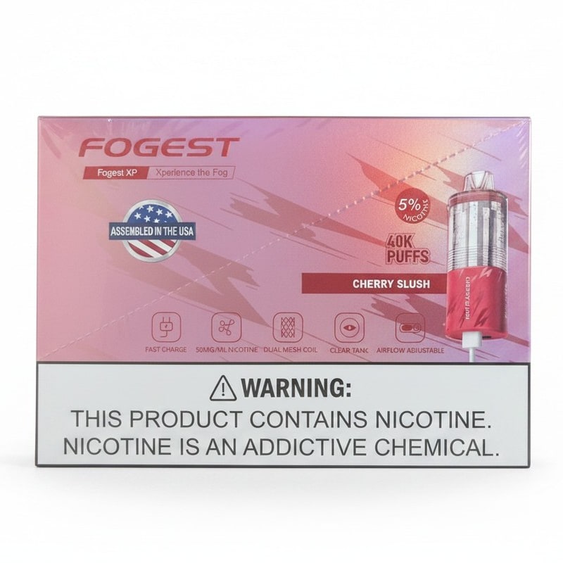 Fogest XP 40k Puff 5ct Box - Cherry Slush