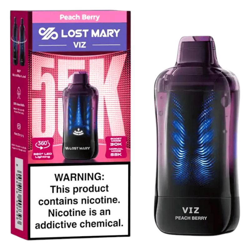 Lost Mary VIZ Disposable 55k Puff 5ct Box -Peach Berry
