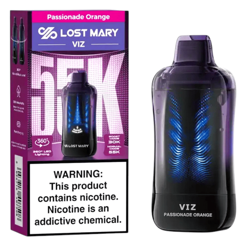Lost Mary VIZ Disposable 55k Puff 5ct Box -Passionade Orange
