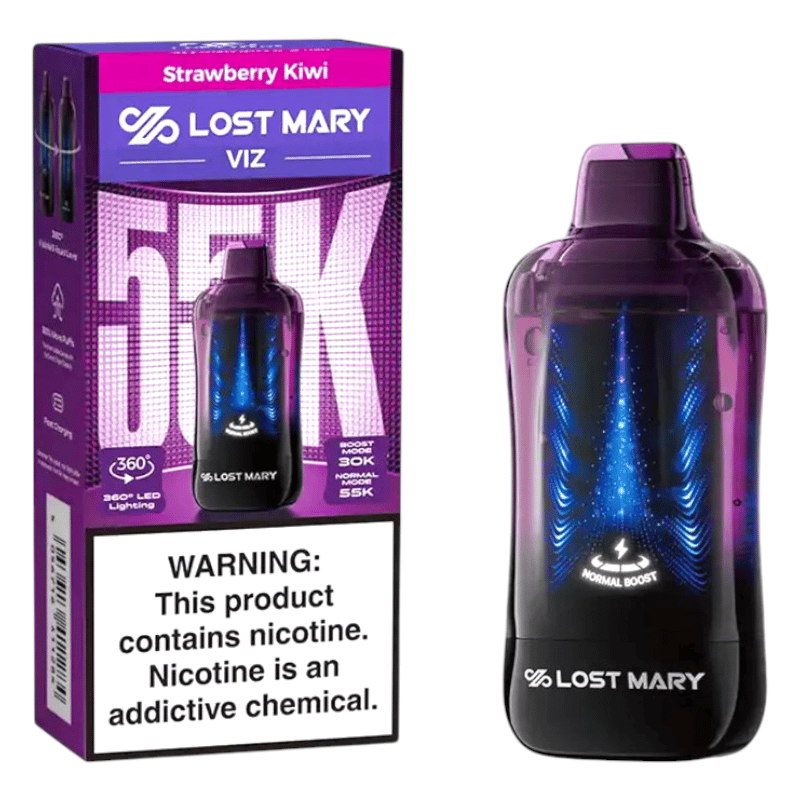 Lost Mary VIZ Disposable 55k Puff 5ct Box -Strawberry Kiwi