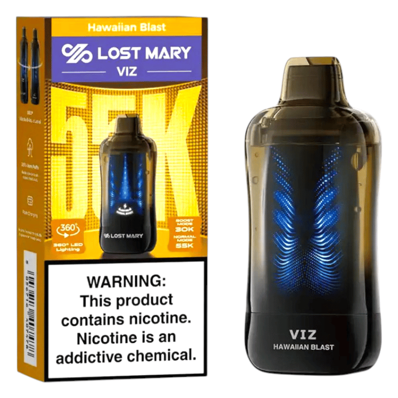 Lost Mary VIZ Disposable 55k Puff 5ct Box - Hawaiian Blast