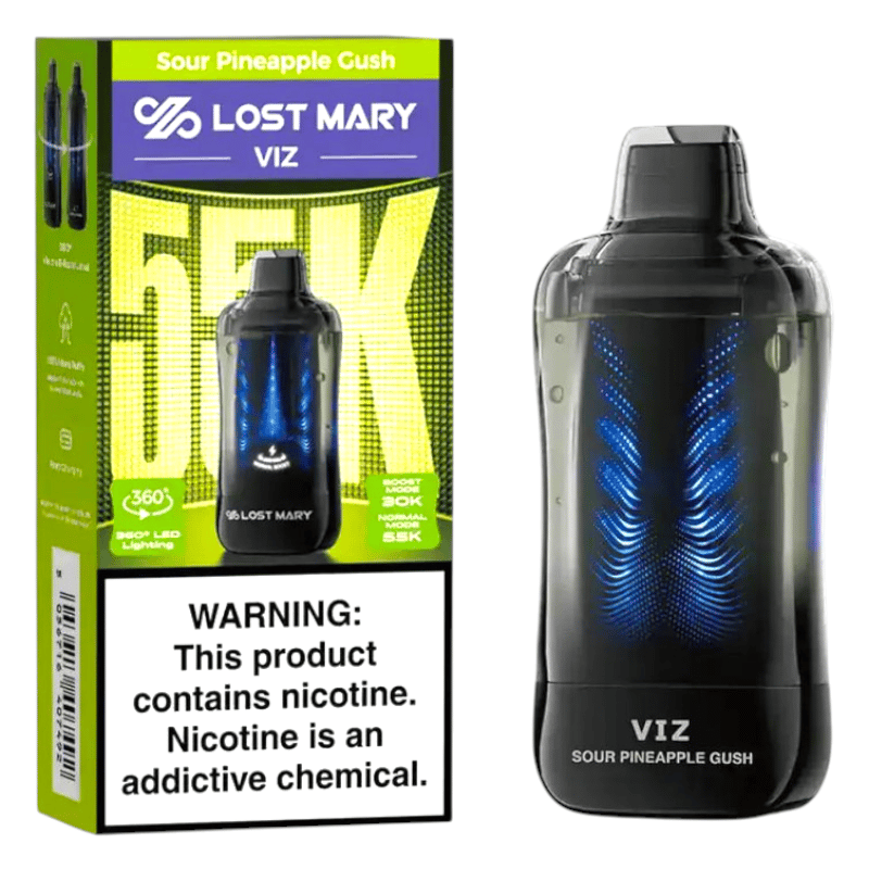 Lost Mary VIZ Disposable 55k Puff 5ct Box -Sour Pineapple Gush