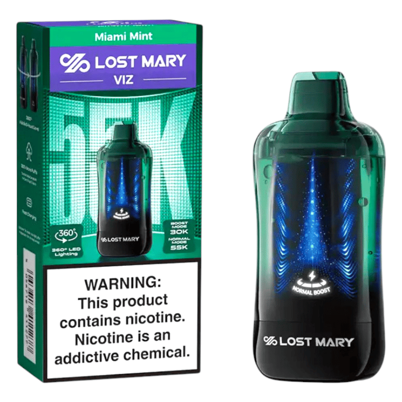 Lost Mary VIZ Disposable 55k Puff 5ct Box -Miami Mint