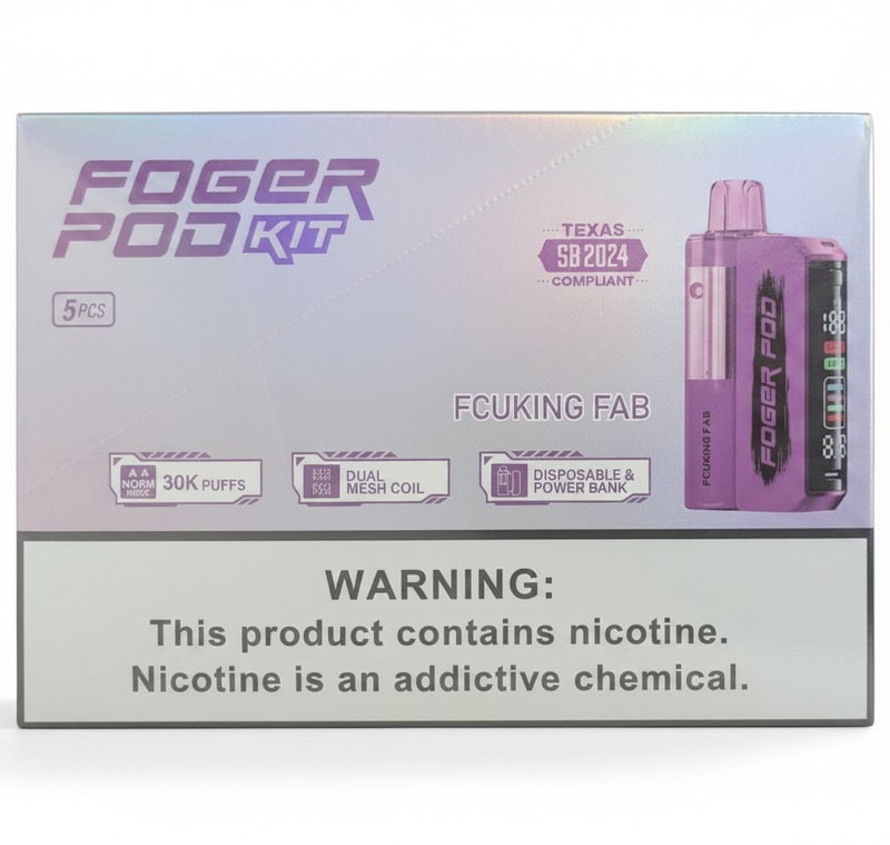 Fogger Pod Kit 30K Puff 5ct Box - Fucking Fab